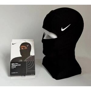 Nike Ski Mask Pro Therma-Fit Hood Football Unisex Dri Fit Black